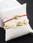 Fashion Gold Ball Shell Alloy Anklet