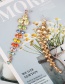 Fashion Color Grape Stud Earrings