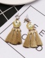 Fashion Gold Tassel Earrings