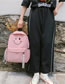 Fashion Black Cartoon Smiling Backpack