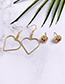 Fashion Gold Alloy Pearl Stud Earrings Set