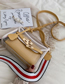Fashion Yellow Shoulder Messenger Hand Strap Transparent Jelly Pack