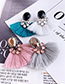 Fashion Color Alloy Diamond Drop Tassel Earrings