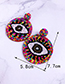 Fashion Color Non-woven Rice Beads Eye Studs