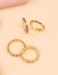 Fashion Gold Zircon Micro-encrusted Diamond Ring