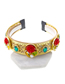 Fashion Gold Flower Crown Headband