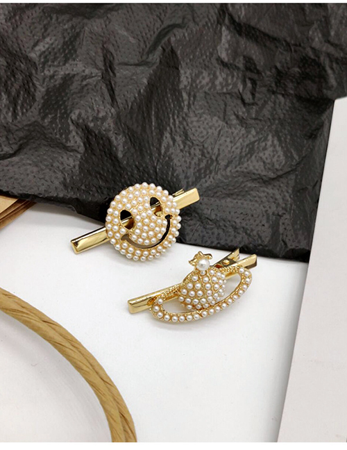Fashion Pearl Gold Alloy Pearl Hairpin