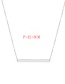 Fashion Gold Stainless Steel Word Pendant Necklace
