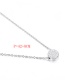 Fashion Steel Color Stainless Steel Plated 14k Gold Round Necklace
