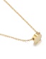 Fashion Gold Round Stainless Steel Necklace