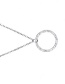 Fashion Steel Color Round Stainless Steel Necklace