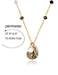 Fashion Color Crystal Shell Necklace