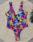 Flowery Floral One-piece Swimsuit