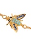 Fashion Little Bee Golden Little Bee Micro-inlaid Zircon Bracelet