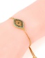 Fashion Gold Full-drilled Eye Pull-out Zircon Bracelet