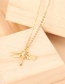 Fashion Gold Stainless Steel Enamel Animal Necklace