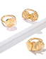 Fashion Gold Alloy Gold Ring Set