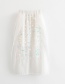 Fashion White Sequin Split Skirt