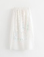 Fashion White Sequin Split Skirt