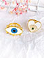 Fashion White Love Eyes Alloy Love Eye Ring