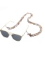 Fashion Gray Resin Acrylic Leopard Eyewear Chain