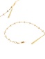 Fashion Gold Copper Airplane Bead Chain