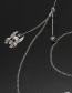 Fashion Silver Non-slip Metal Gecko Glasses Chain