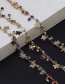 Fashion Gold Butterfly Color Diamond Anti-skid Glasses Chain