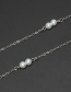 Fashion Silver Color-protection Pearl Chain