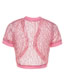 Fashion Pink Lace Silk Gauze Small Shawl