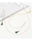 Fashion Gold Non-slip Metal Christmas Tree Glasses Chain