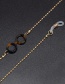 Fashion Silver Color-protection Beaded Chain Leopard-slip Anti-slip Glasses Chain