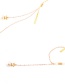 Fashion Gold Non-slip Metal Crown Pearl Glasses Chain