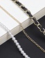 Fashion Silver Non-slip Metal Multilayer Tassel Pearl Glasses Chain