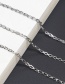 Fashion Silver Stainless Steel Triangle Color Protection Non-slip Glasses Chain