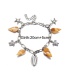 Fashion Silver Conch Metal Shell Turtle Anklet