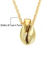 Fashion Gold Single Layer Shell Necklace