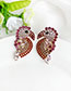 Fashion Color Alloy-studded Woodpecker Stud Earrings