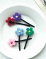 Fashion Red Flower Soft Pottery Hairpin