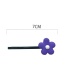 Fashion Blue Flower Soft Pottery Hairpin