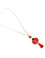 Fashion Red Seven-star Ladybug Beizhu Woven Color Necklace
