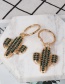 Fashion Green Cactus Earrings