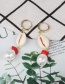 Fashion Gold Natural Shell Pearl Earrings