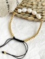 Fashion White Copper Beaded Natural Pearl Bracelet