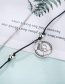Fashion Silver Human Head Seal 2 Layer Anklet Set