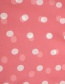 Fashion Pink Polka Dot Printed Lapels Single-breasted Shirt
