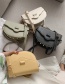 Fashion Matcha Green Pu Car Line Shoulder Bag Messenger Bag