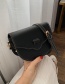 Fashion Black Pu Car Line Shoulder Bag Messenger Bag