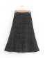 Fashion Black Polka Dot Printed Skirt