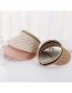 Fashion Light Brown Hoop Lace Top Hat